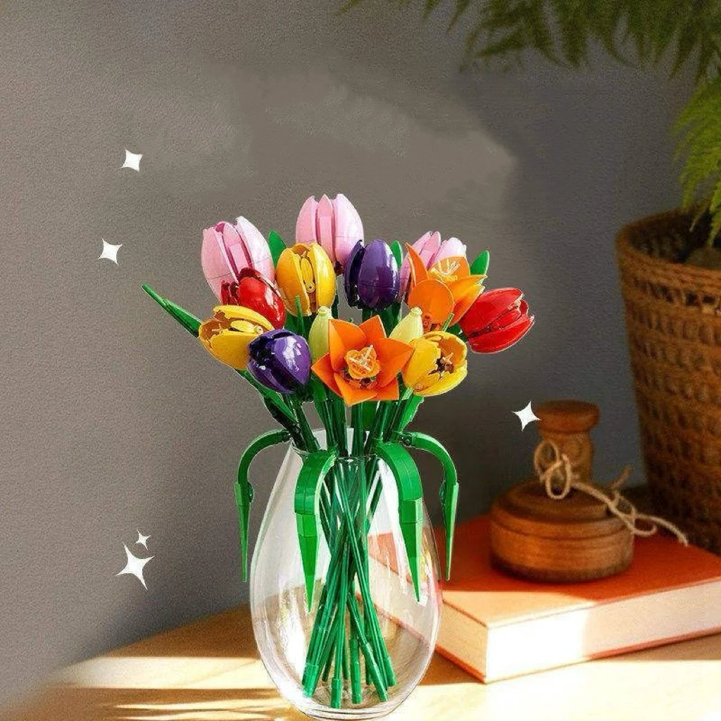 

2026 new plant tulip 11501 bouquet decoration boys and girls christmas birthday gifts DIY home decorations