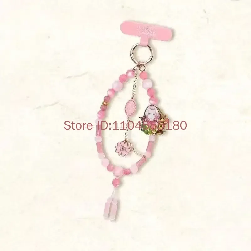 EAKI Authentic Naruto Shippuden Colorful Mobile Phone Chain Blind Box Naruto And Sasuke Bead Straps Trendy Toy Accessory view 6