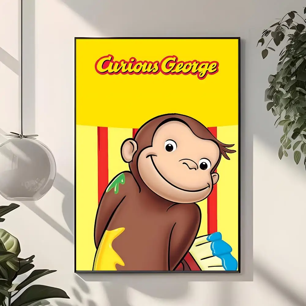animation children C-Curious George Poster Modern Home Decor & Interior Design | Wall Art Collection