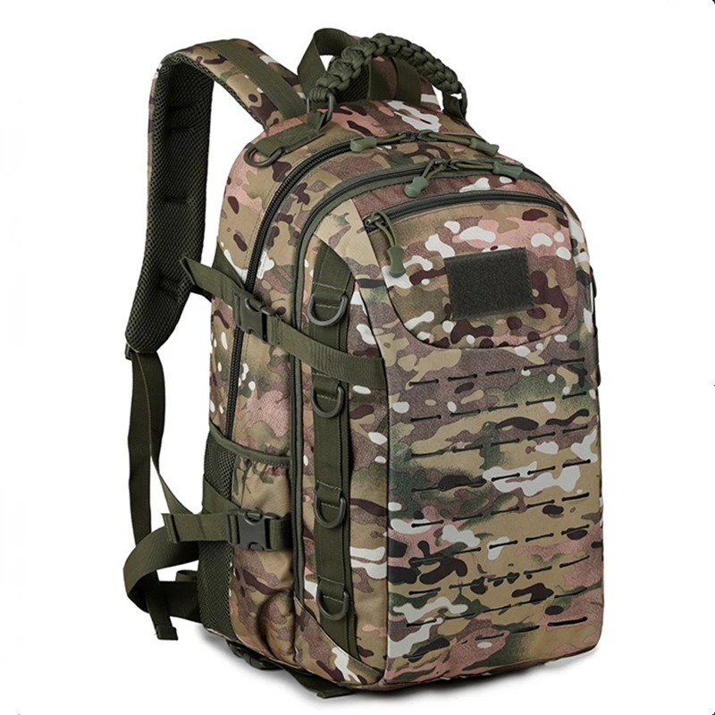 Nesitu A4 Laptop Army Camouflage Men Women Backpack Hiking Camping Duffel Climbing Travel Bag Military Tactical Rucksack M060