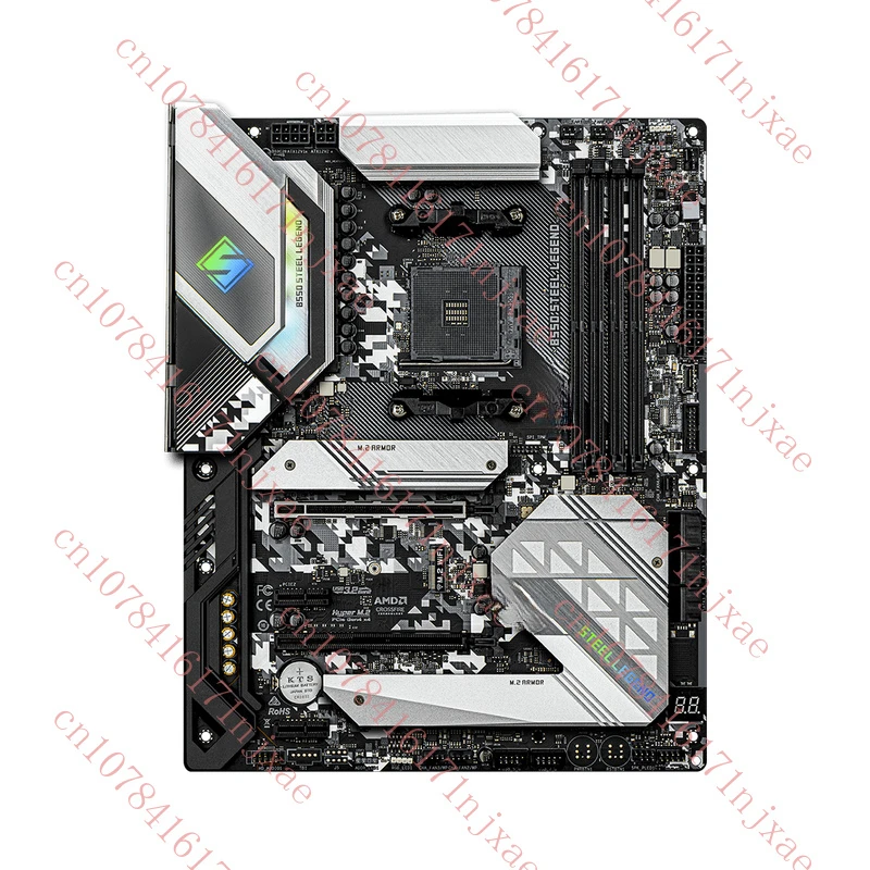 

FOR ASRock B550 Steel Legend Motherboard Supports AMD Ryzen 3600X DDR4 128GB AM4.