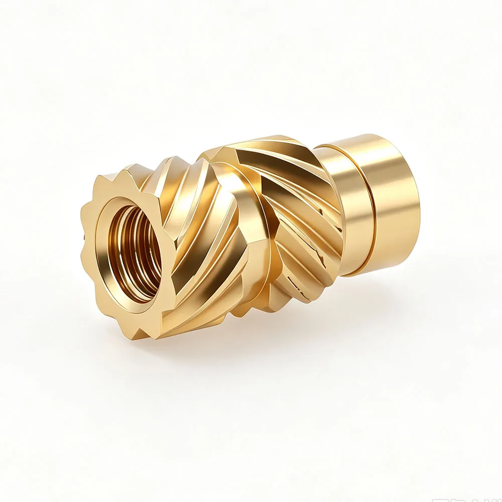 M2.5 Brass Heat Insert Nut Knurled Hot Melt Threaded Inserts Metric Embedded Nuts for 3D Printing Plastic Injection Molding