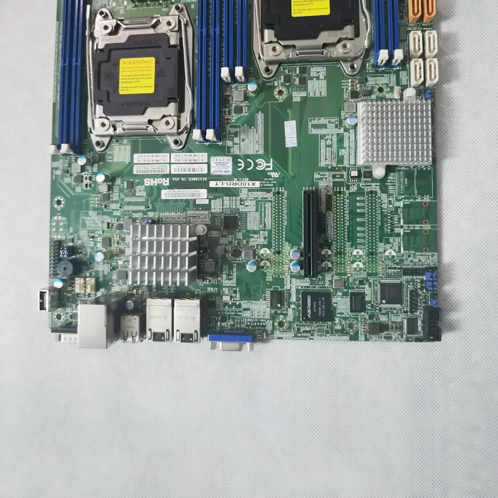 2-way X99 LGA 2011 C612 E5-2600 V4/V3 DDR4 E-ATX PCI-E 3.0 สําหรับ Supermicro เมนบอร์ด X10DRD-LT
