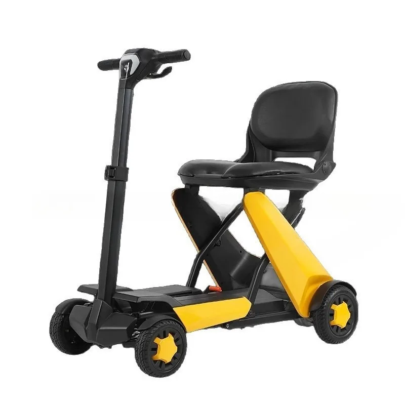 Electric four-wheeler: an electric four-wheeled mobility scooter for the elderly