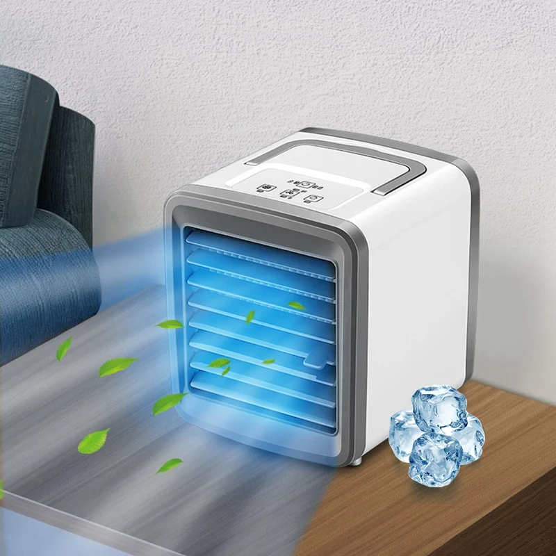 Conditioner Air Cooler Mini Fan Portable Air Conditioner for Room Home Air Cooling Desktop USB Air Conditioning Fan A