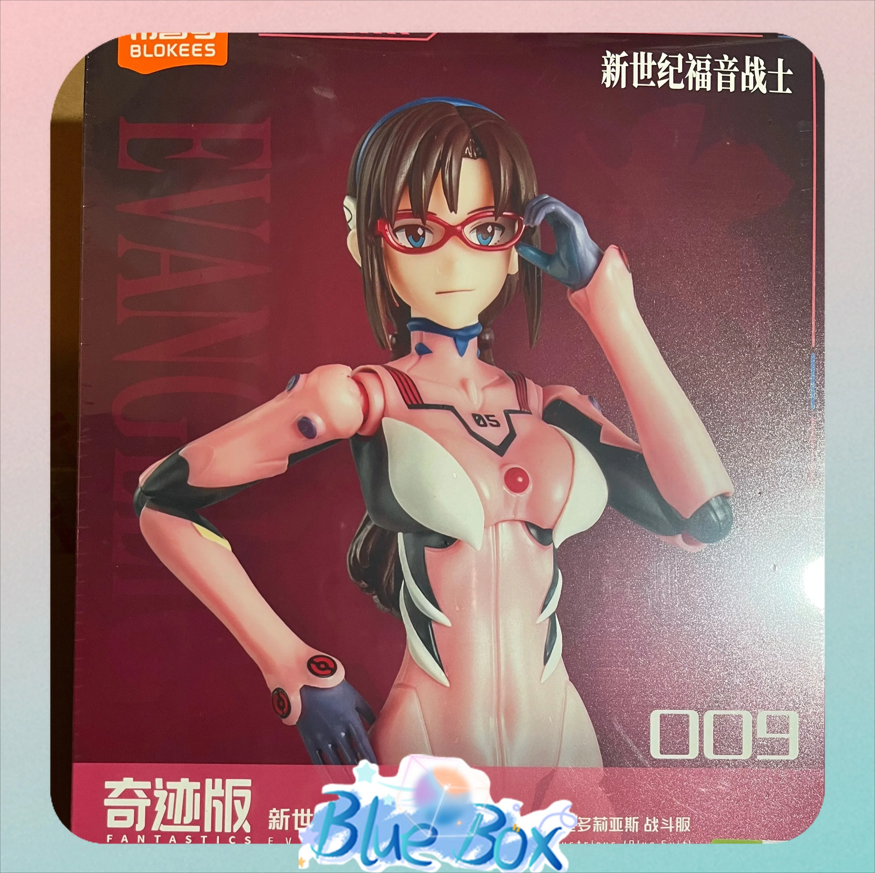 

Evangelion BLOKEES Plugsuit Version Mari Makinami Rei Ayanami Asuka Langley Action Figure New In Stock Cute Decor Birthday Gift