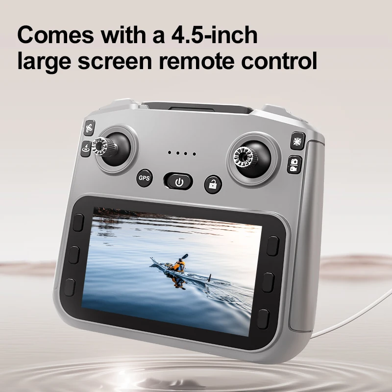 Drone intelligent pour éviter les obstacles, positionnement GPS, grand écran, WIFI FPV, télécommande 8K ESC, flux optique, quadrirotor RC sans balais