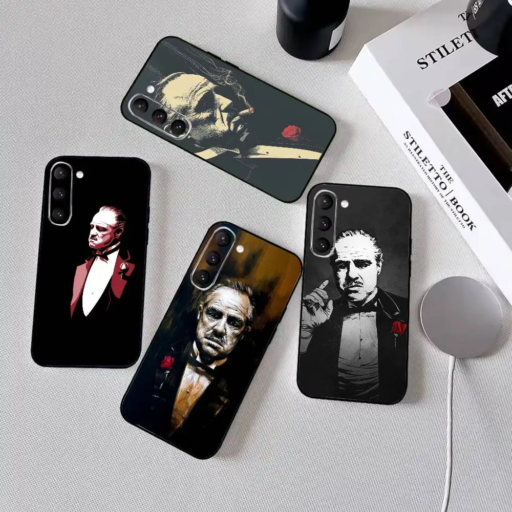 D-Don Vito Corleone Phone Case For Samsung Galaxy A73,A72,A71,A70,A53,A52,A51,Others Soft Black Cover