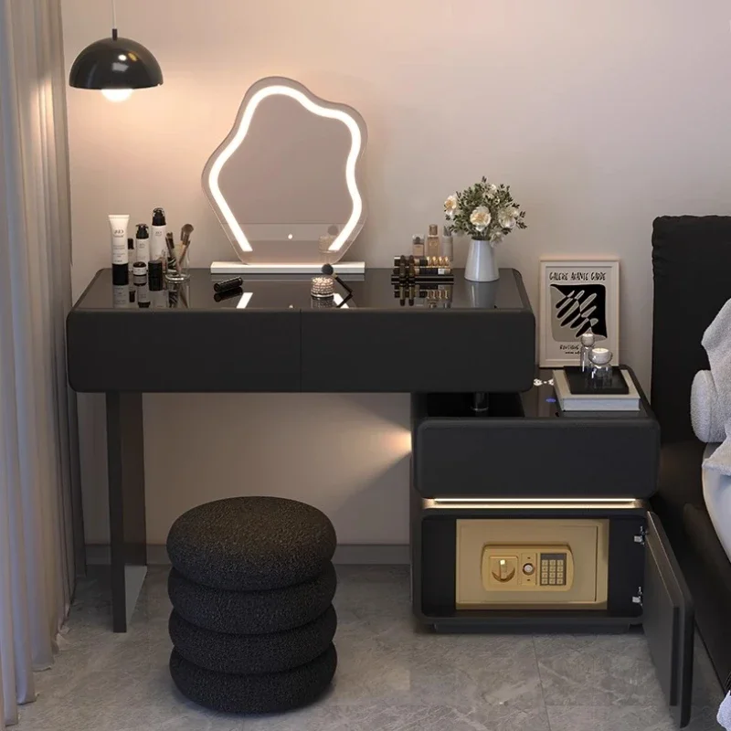 Bedroom Mirror Dressing Table Bedroom Desgin Modern Vanity Table European Salon Designer Service Partitions Hotel Furniture