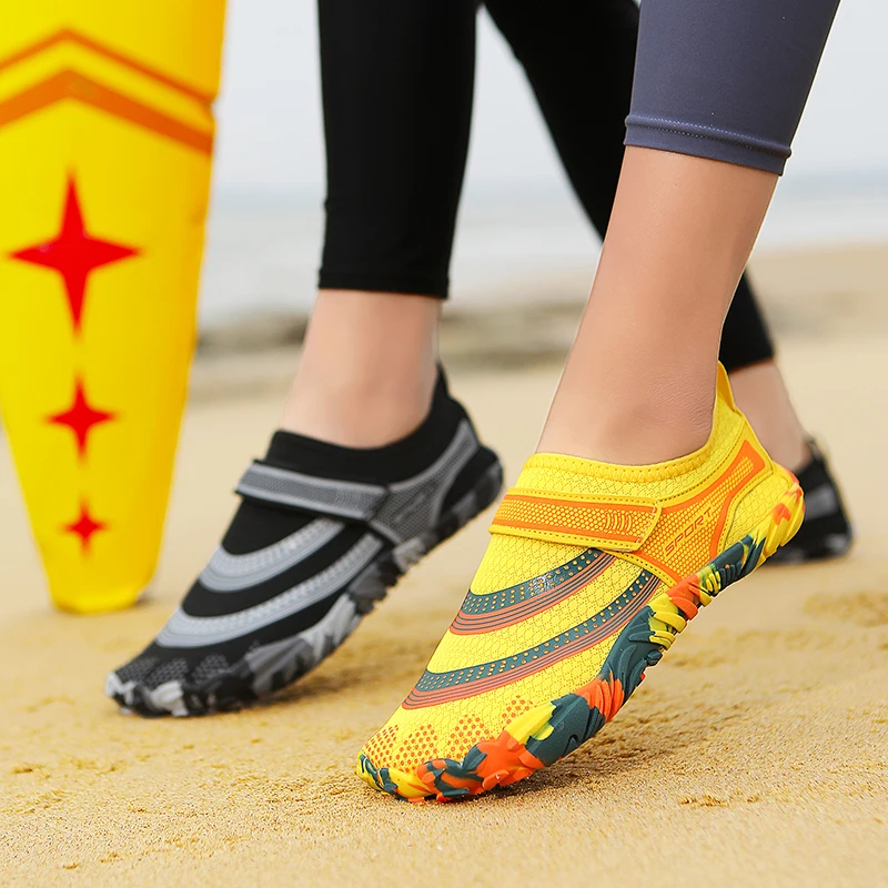 Unisex Water Sneakers Quick Dry Five Finger Men Women Aqua Shoes Outdoor Beach Wading Swimming Barefoot Shoes Fitness Sneakers