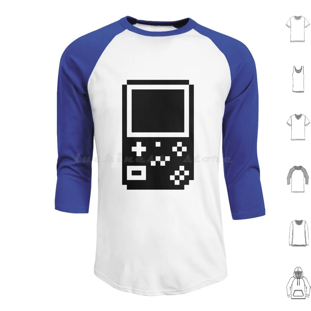 Handheld Console Hoodies Long Sleeve Video Games Game Boy Game Boy Advance Handhelds Handheld Game Boy Game Boy Game