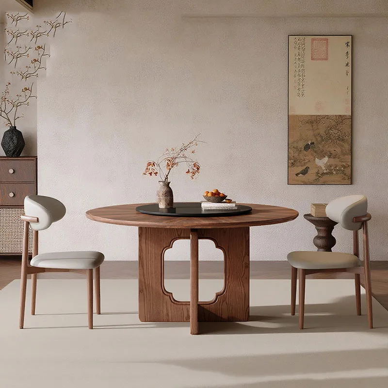 ii-Gaming Round Dining Table Mobile Restaurant Kitchen Modern Luxury Living Room Dining Table Designer  Commercial Furniture