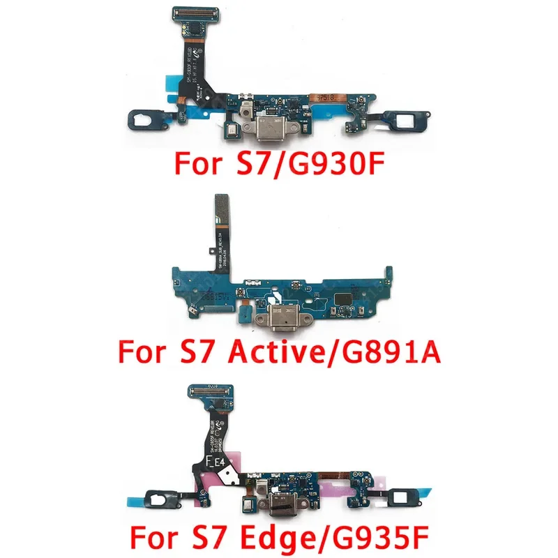 Charging Port For Samsung Galaxy S7 Edge Active Charge Board USB Connector Ribbon Socket Replacement Repair Spare Parts