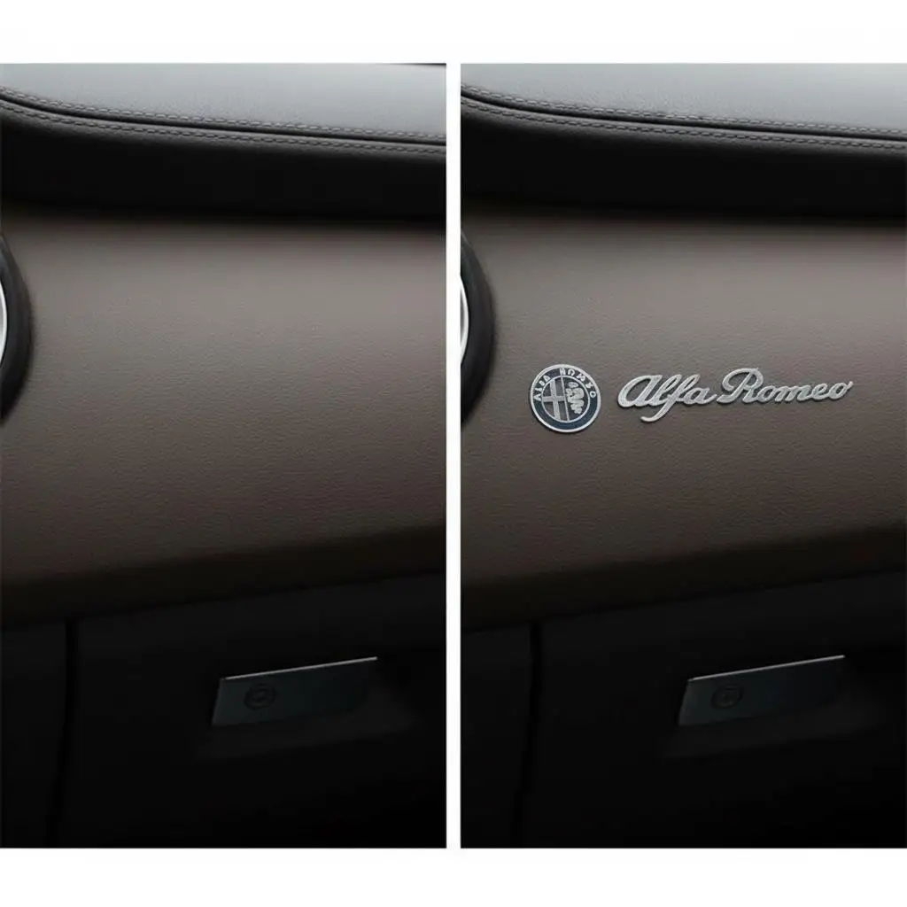 5/10 Stück Metall-Embleme für Alfa Romeo Giulietta, Giulia GT, Mito, Brera, F1, Stelvio, 147, Auto-Dekor, Scheibenwischer-Aufkleber, Auto-Fensteraufkleber