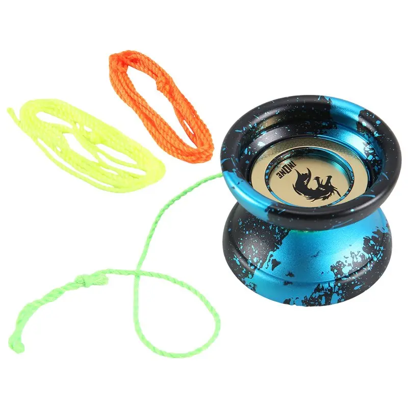B05C-Professional Butterfly Yoyo Alloy Responsive Yoyo 10 Ball Bearing Yoyo For Advanced Player With 10 Strings