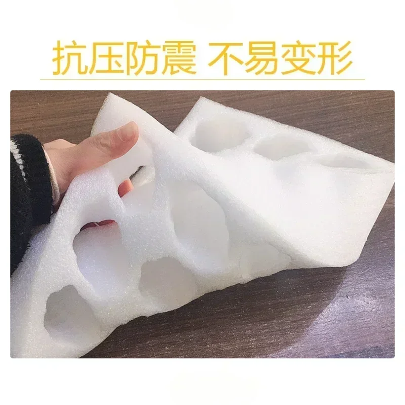 Pearl Cotton Duck 's Egg Protection Tray Express Mail Package Box Foam Ventilation Stress Resistance Anti Fall Measures Carton