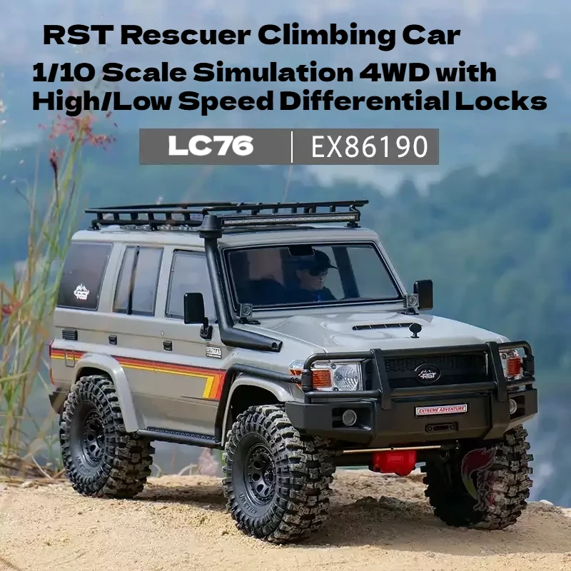 

Rgt New Ex86190 1/10 Scale Electric Climbing Rc Car Off-Road Vehicle Birthday Gift Toy Remote Control Car Model LC76