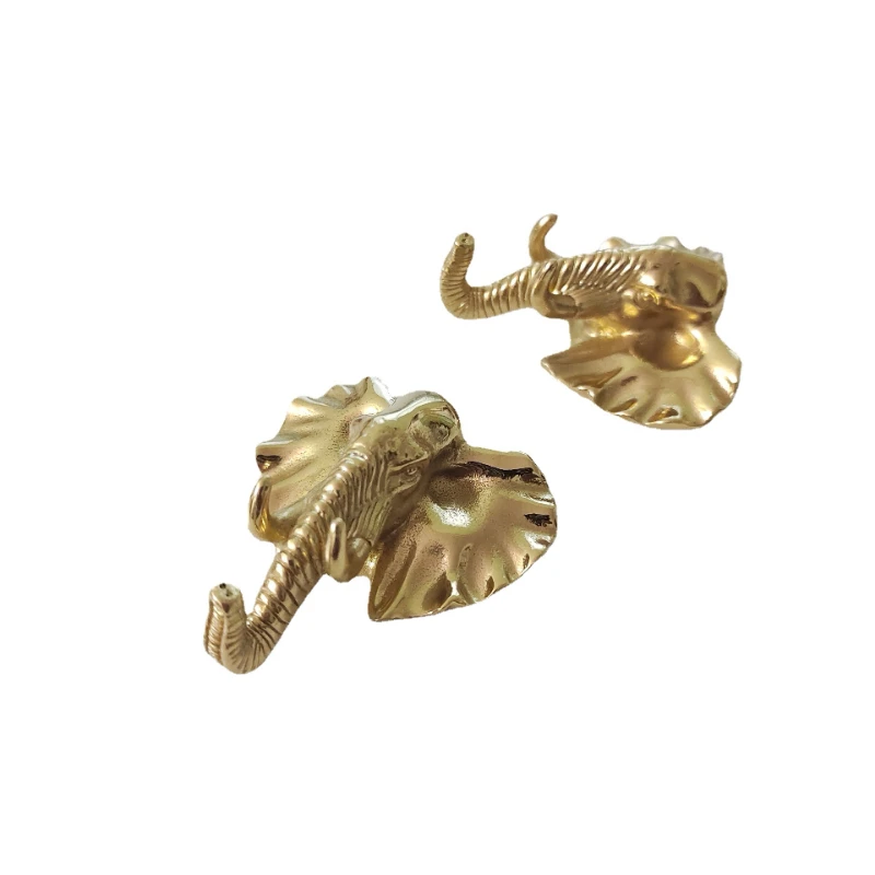 

Brass Elephant Head Drawer Cabinet Door Handle Cabinet Wardrobe Shoe Cabinet Bedside Cabinet Wine Cabinet Furniture Door Handle