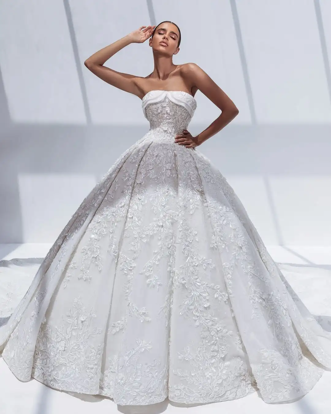 Luxury Mermaid Wedding Dress Off Shoulder Long Sleeve Lace Bridal Gown Elegant Custom Made Amanda Novias Official