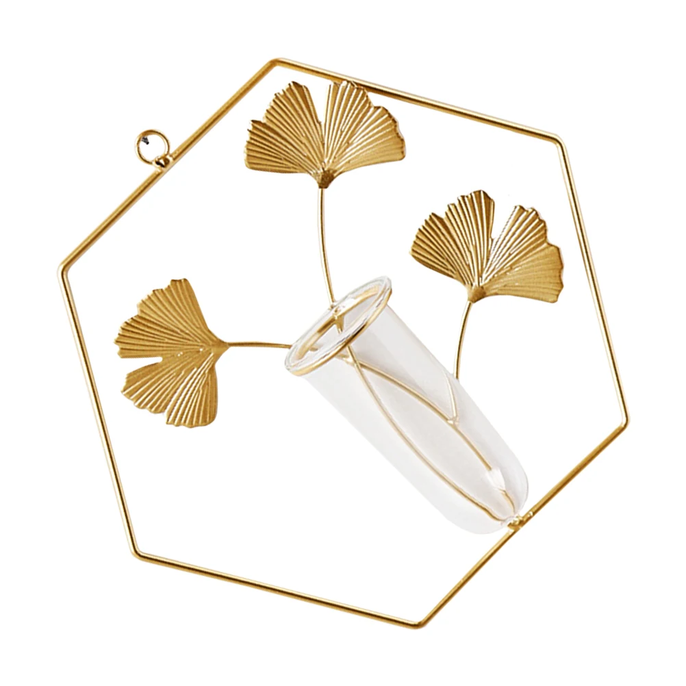 

1Pcs Hydroponics Plants Pot Wall Mounted Decorative Vase Modern Style Home Ornament Fresh Natural Atmosphere Living Room Bedroom