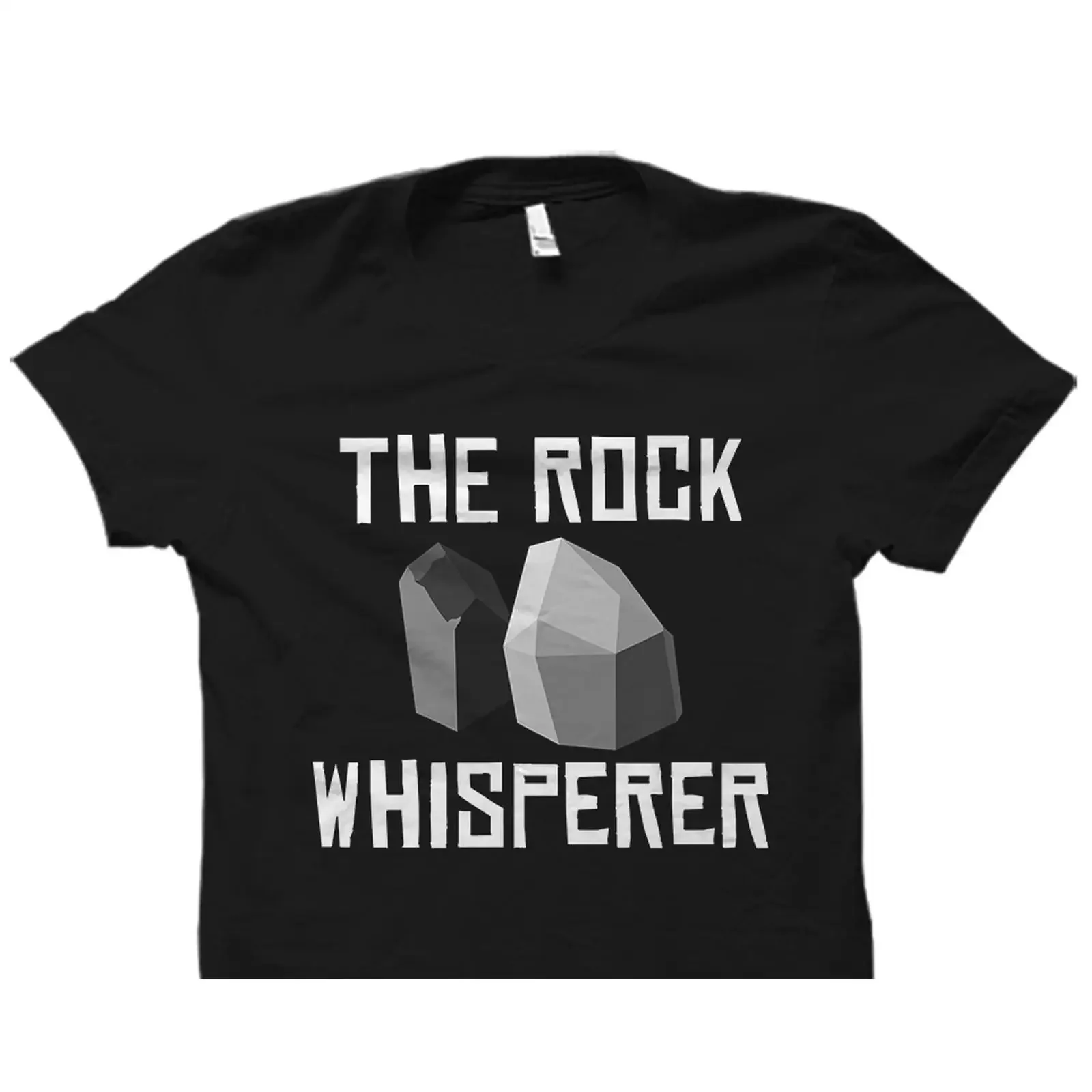 The Rock Whisperer Funny Geology T Shirt For Geologist Student Teacher Mineral Enthusiast  vintage Washed Top For Everyday Wear