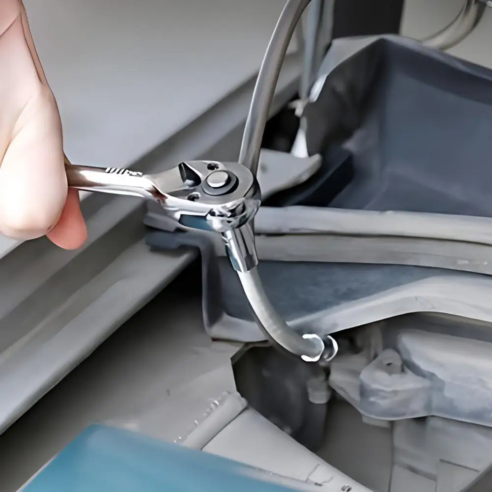 Bendable Socket Wrench Extender 1/3Pcs Flexible Shaft Extension Bar 3/8