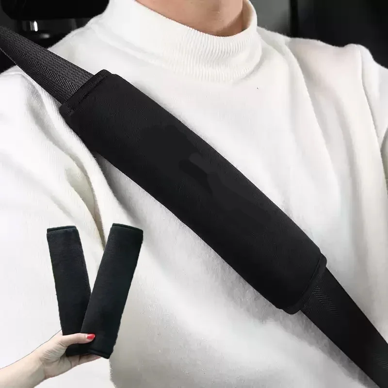 

Car Seat Belt Shoulder Protector Four Seasons Universal Breathable Extended Seat Belt Protective Cover Soft Interior Decoration
