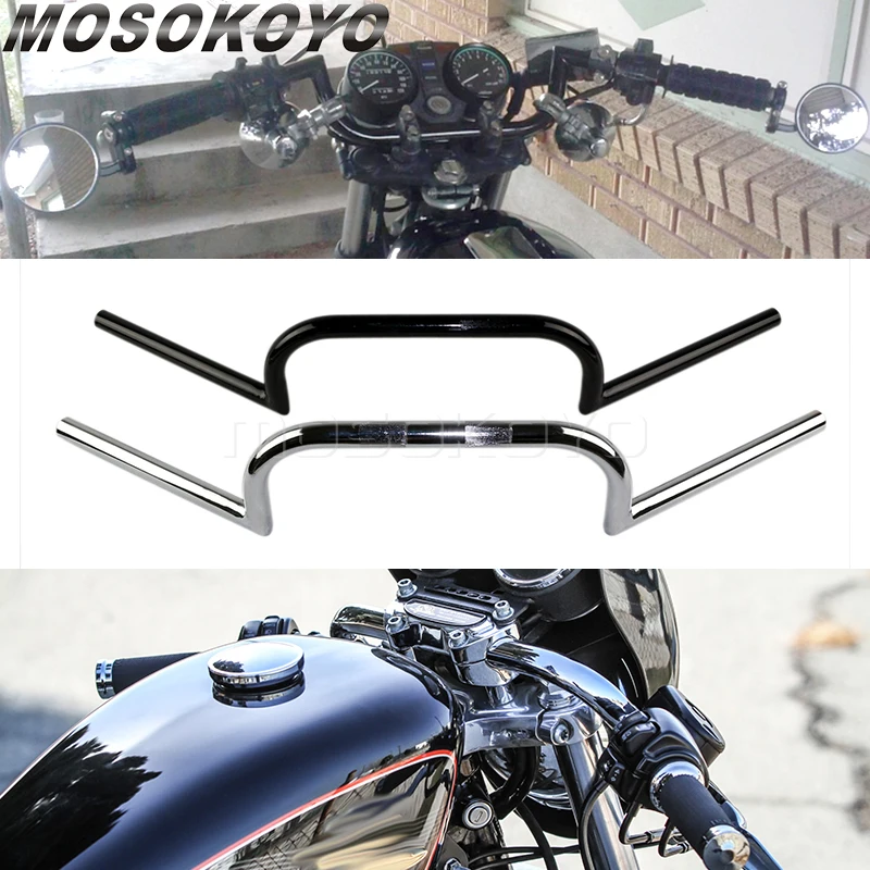 Cafe Racer Motorcycle Clubman 22mm / 25mm Handlebar 7/8\