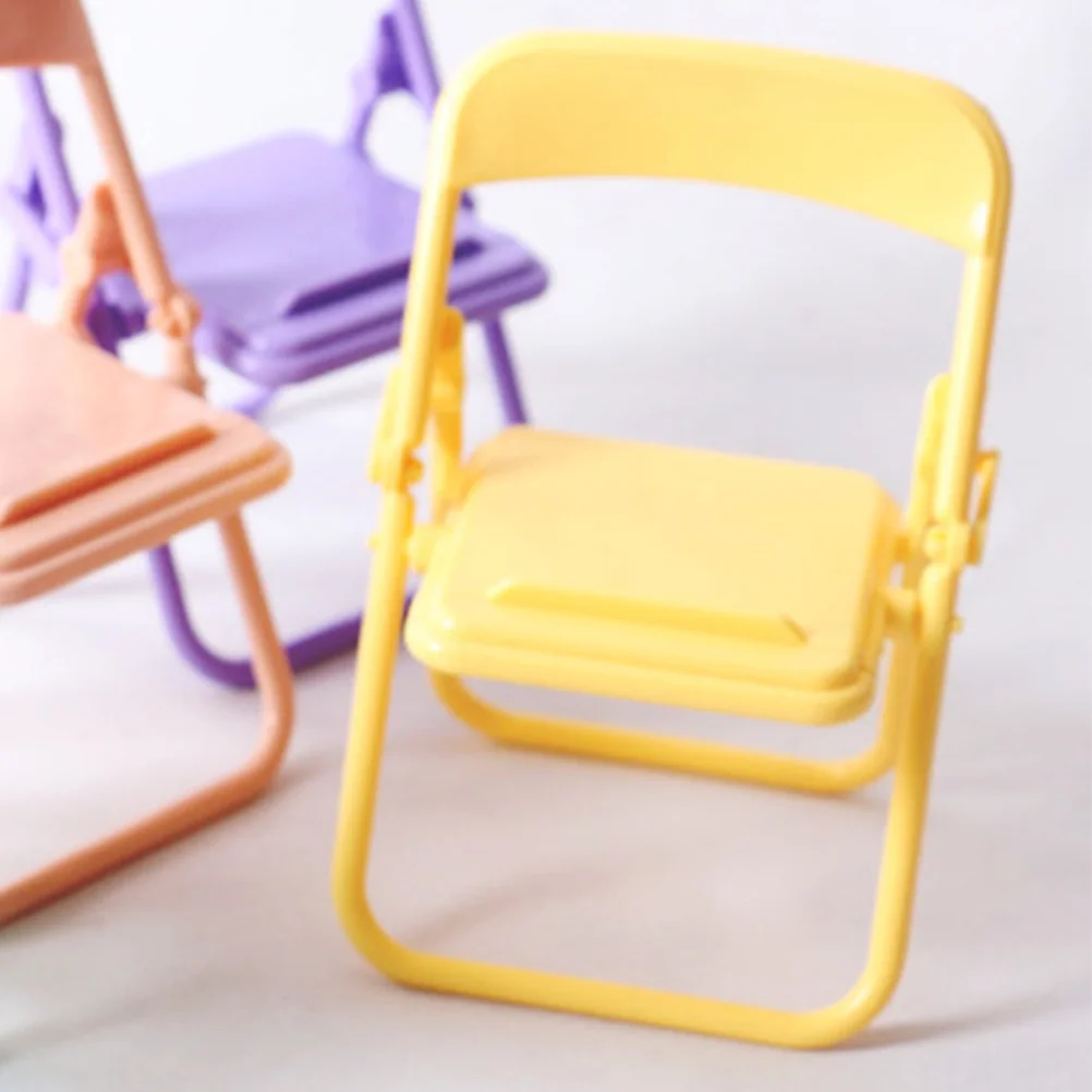 Couch Blanket Dollhouse Chair Folding Chairs Wear-resistant Miniature Toy Furniture Fleece Pp Model