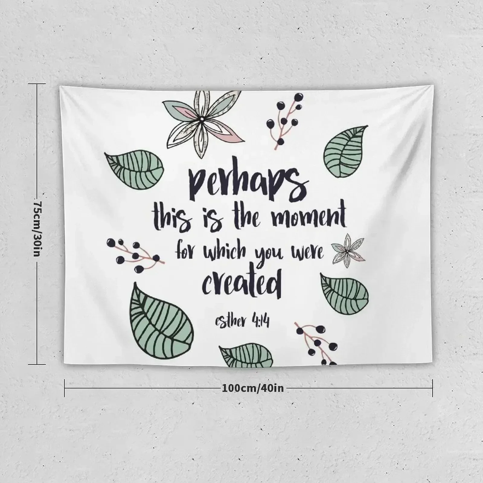 Christian Quote Esther 4:14 Tapestry Carpet Wall Cute Room Things Room Decorations Aesthetic Korean Room Decor Tapestry