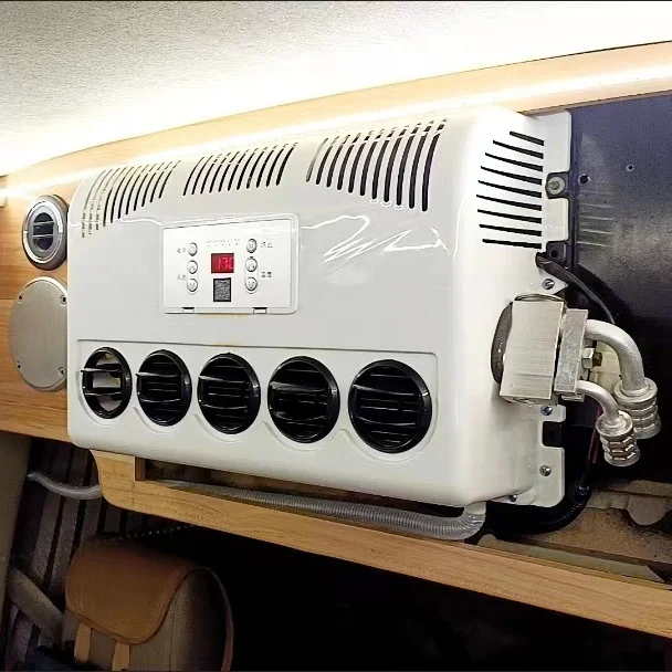 

Караван 12 В, специальный скрытый подвесной бесшумный систем охлаждения, система кондиционирования воздуха, модифицированный интеллектуальный парковочный кондиционер