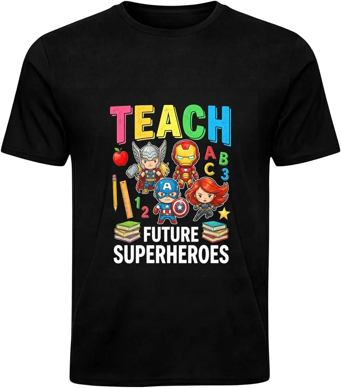 Teacher T Shirt Classic Unisex Cotton Tee – Comfortable, Durable, Soft Fabric for Everyday Wear, Ideal for Educators