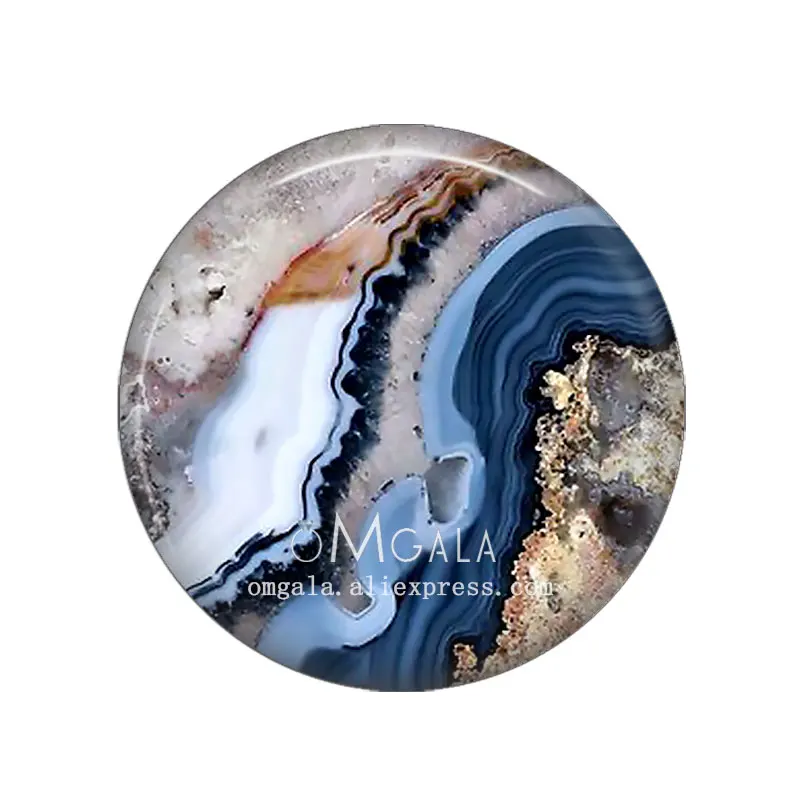 Beauty Imitation Marble Texture Patterns 12mm/16mm/18mm/20mm/25mm Round photo glass cabochon demo flat back Making findings