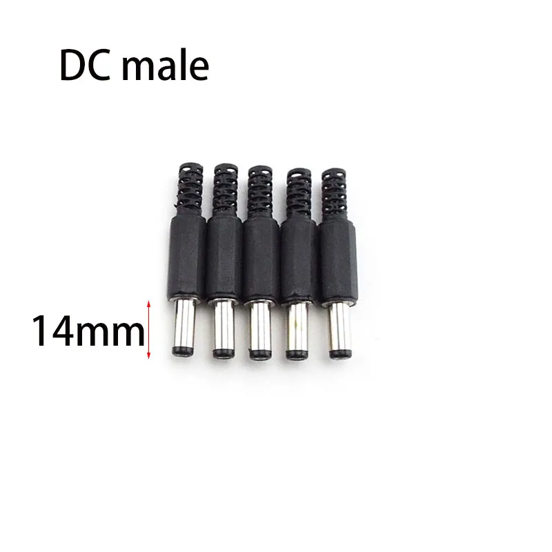 DC-Buchsen- und Stecker-Netzteilanschlüsse 5,5 mm x 2,1 mm 5,5x2,5 mm Buchse-Stecker-Adapterkabel 5525 5521