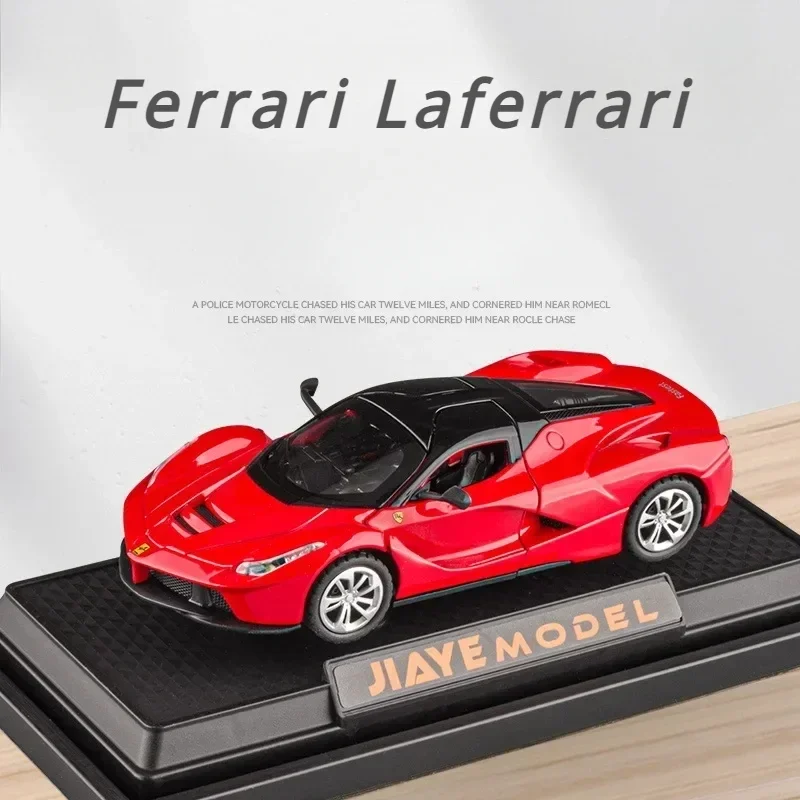 New 1:36 Ferrari Laferrari Convertible Toy Alloy Car Diecasts & Toy Vehicles Sound and light Car Model Collection Car Toys