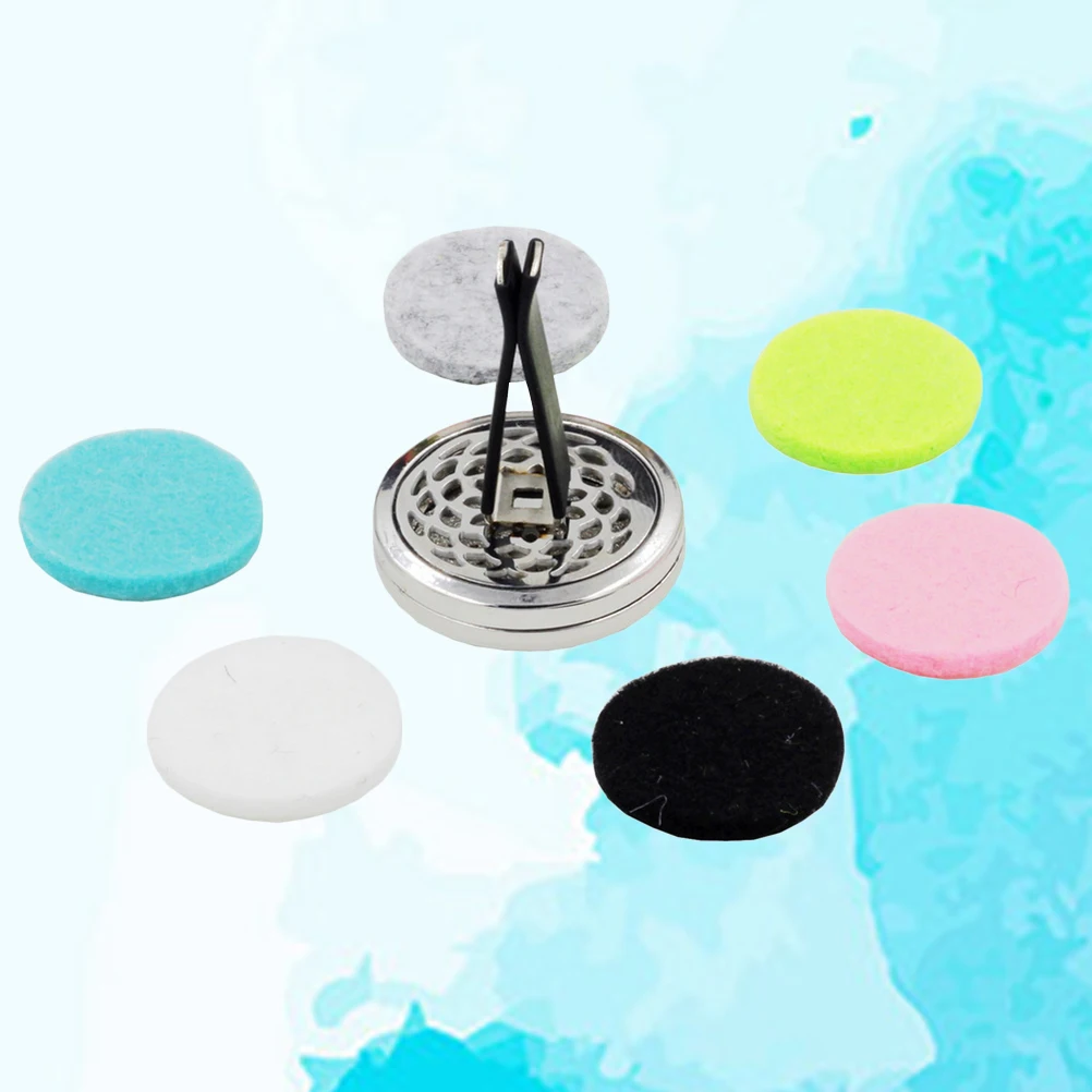 

Charming Car Fragrance Clip Stylish Air Freshener Hollow Shell Design with Aromatic Refill Pads for Pleasant Smell