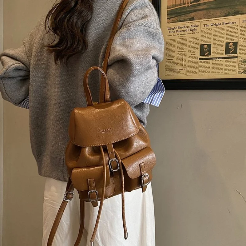 

Fashionable Luxury Brand Leather Women's Handbag Elegant Classic Classy Edge Trendy Commuter Vintage Bag​