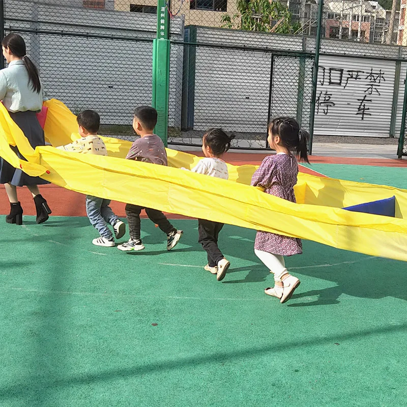 Kindergarten Cloth Magic Train Outdoor Children Crawling and Jumping Outdoor Game Props Sensor Integration Training Equipment