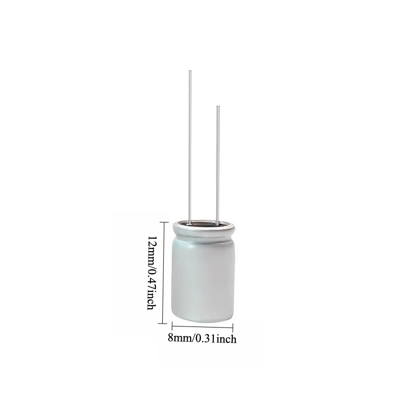 40pcs 25V 220uF Electrolytic Capacitor 105C High Temp Radial Long Life 8x12mm for Power Supply Electronics
