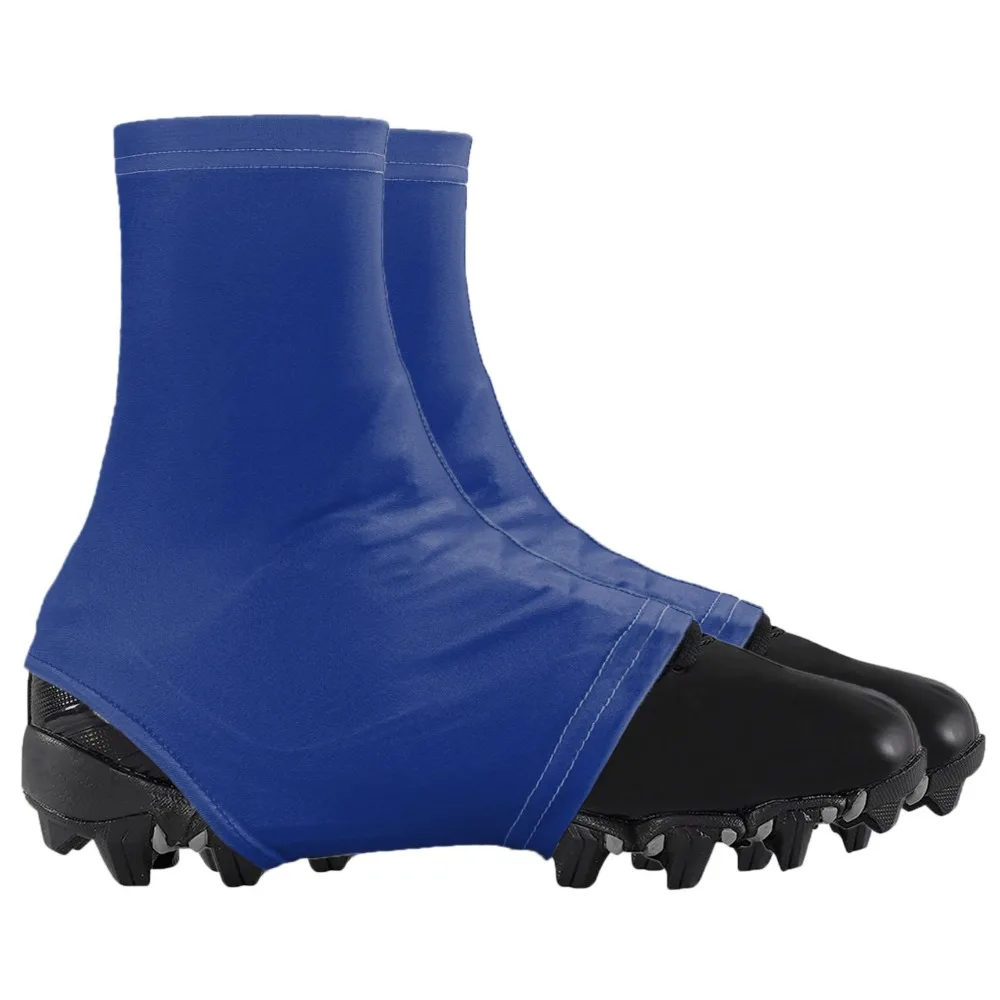 Unisex Soft Football Cleat Spats Breathable Medium Tube Non-Slip Cleat Sleeves Elastic Football Cleat Cover for Youth and Adults