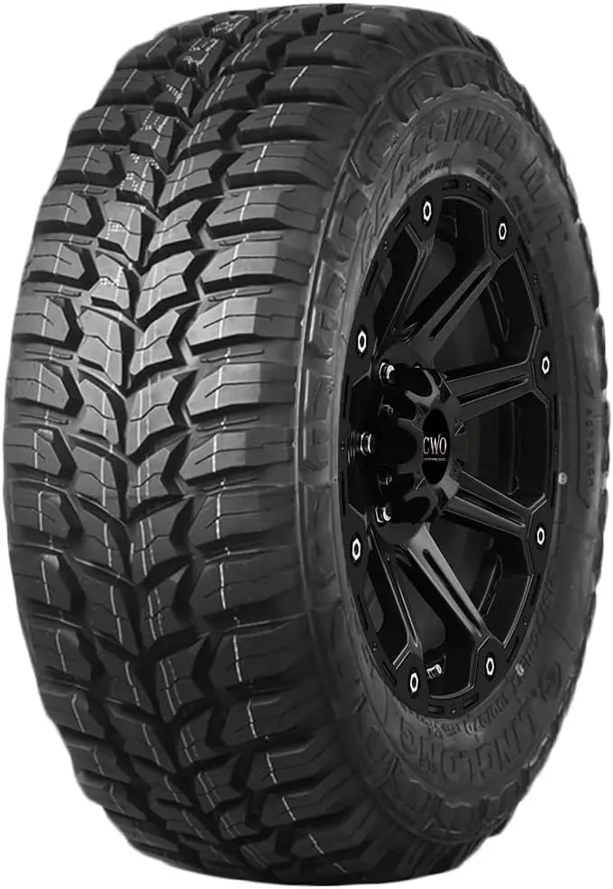 Crosswind M/T Mud Off-Road Light Truck Radial Tire-37X13.50R24 37X13.50-24 120Q Load Range E LRE 10-Ply BSW Black Side Wall