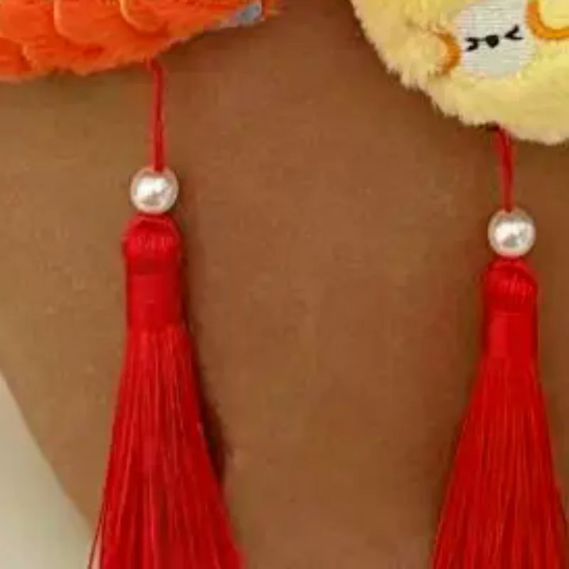 

Милый мультяшный плюшевый брелок-подвеска с кисточкой, кавайная плюшевая кукла, подвеска для автомобиля, украшение для рюкзака, аксессуар для дверной ручки, подарки