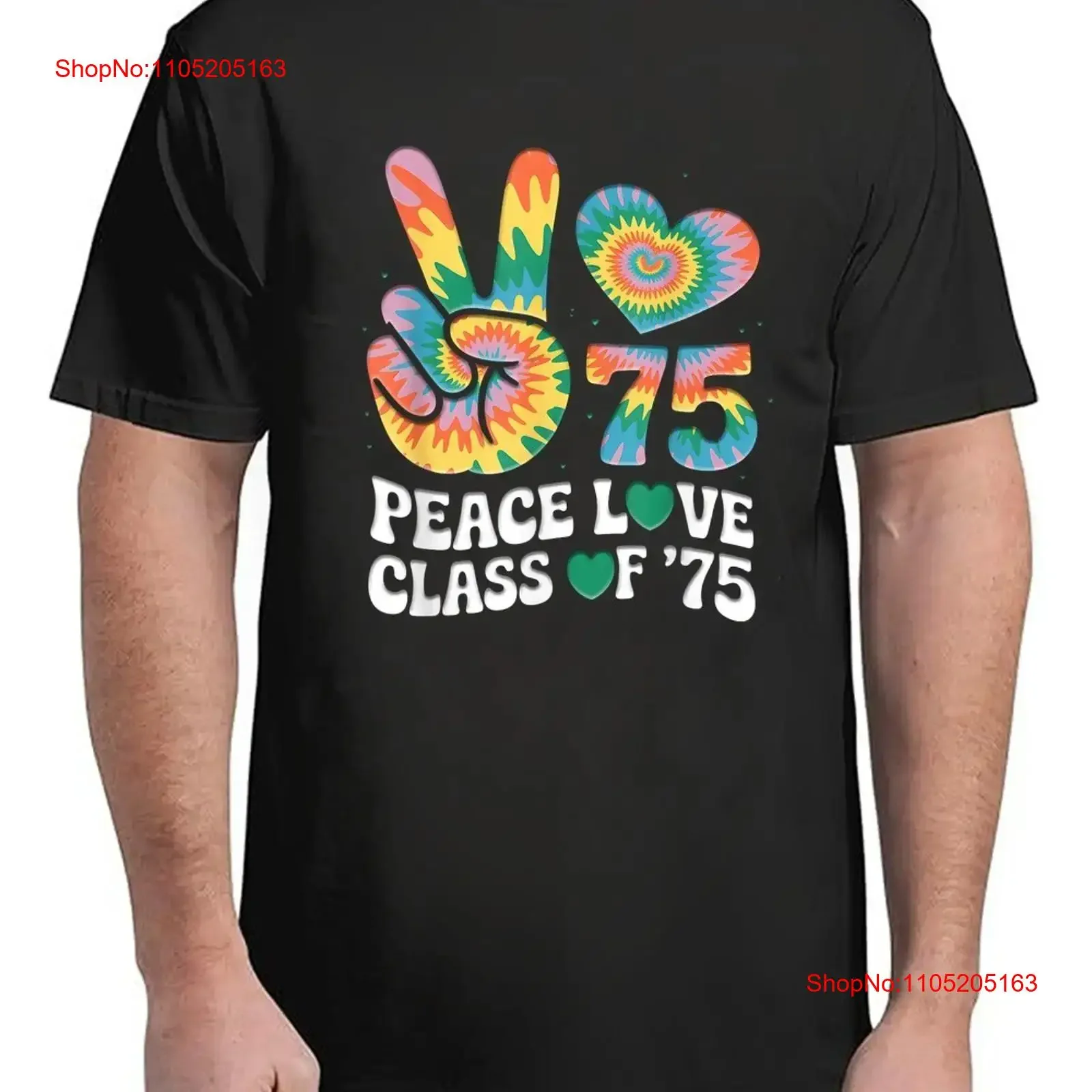 Class Of 75 1975 50th Reunion Tie Dye Graduation For Adult S 4XL T Shirt vintage Washed Stretched streetwear Unisex fashion