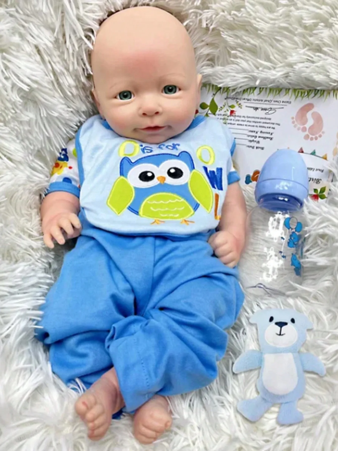 

18 Inch 45 CM Lisa Full Silicone Reborn Baby Boy Handmade Bebe Newborn Doll For Children Birthday Gifts