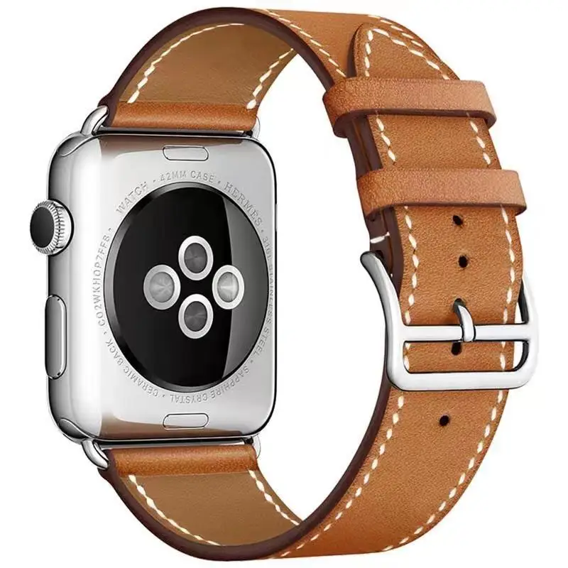 

Leather Strap For Apple Watch 49mm 45mm 41mm 44mm 42mm 40mm 38mm comfortable bracelet strap for iwatch Ultra8 7 6 5 4 3 SE band