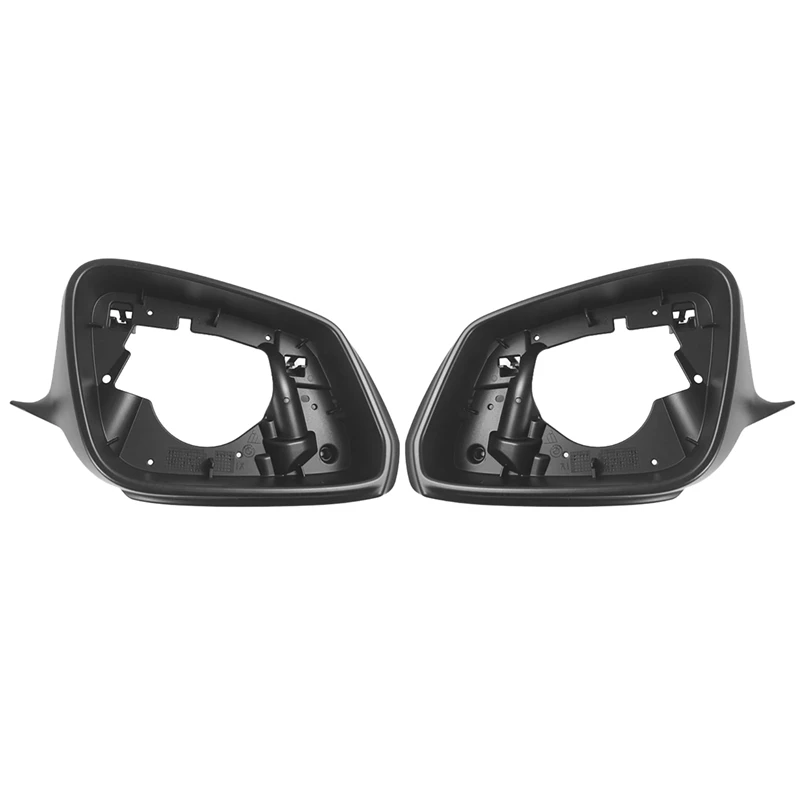 

For-BMW 5 Series F10 F18 14-17 Car Rearview Mirror Glass Frame Cover Side Rear View Mirror Base Holder Trim Shell