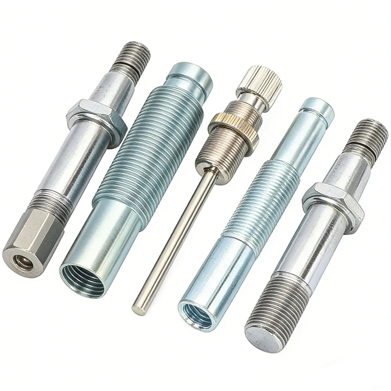

CNC Machining Service Custom Stainless Steel Threaded Shafts Turned Studs Pins Rods Parts