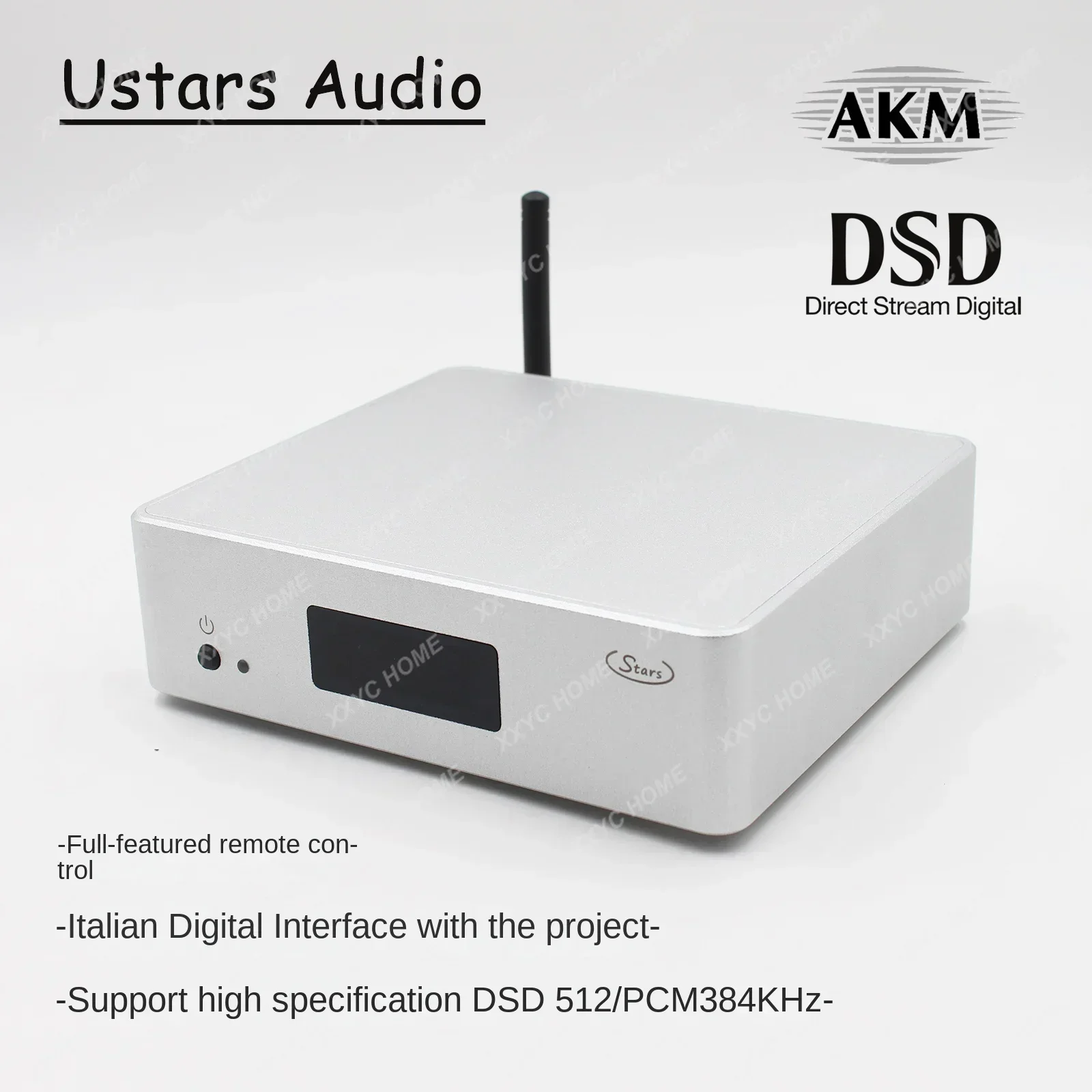 H99 Fully Balanced HiFi DAC Decoder AK4499EX Bluetooth OCXO Constant Temperature Crystal Oscillator