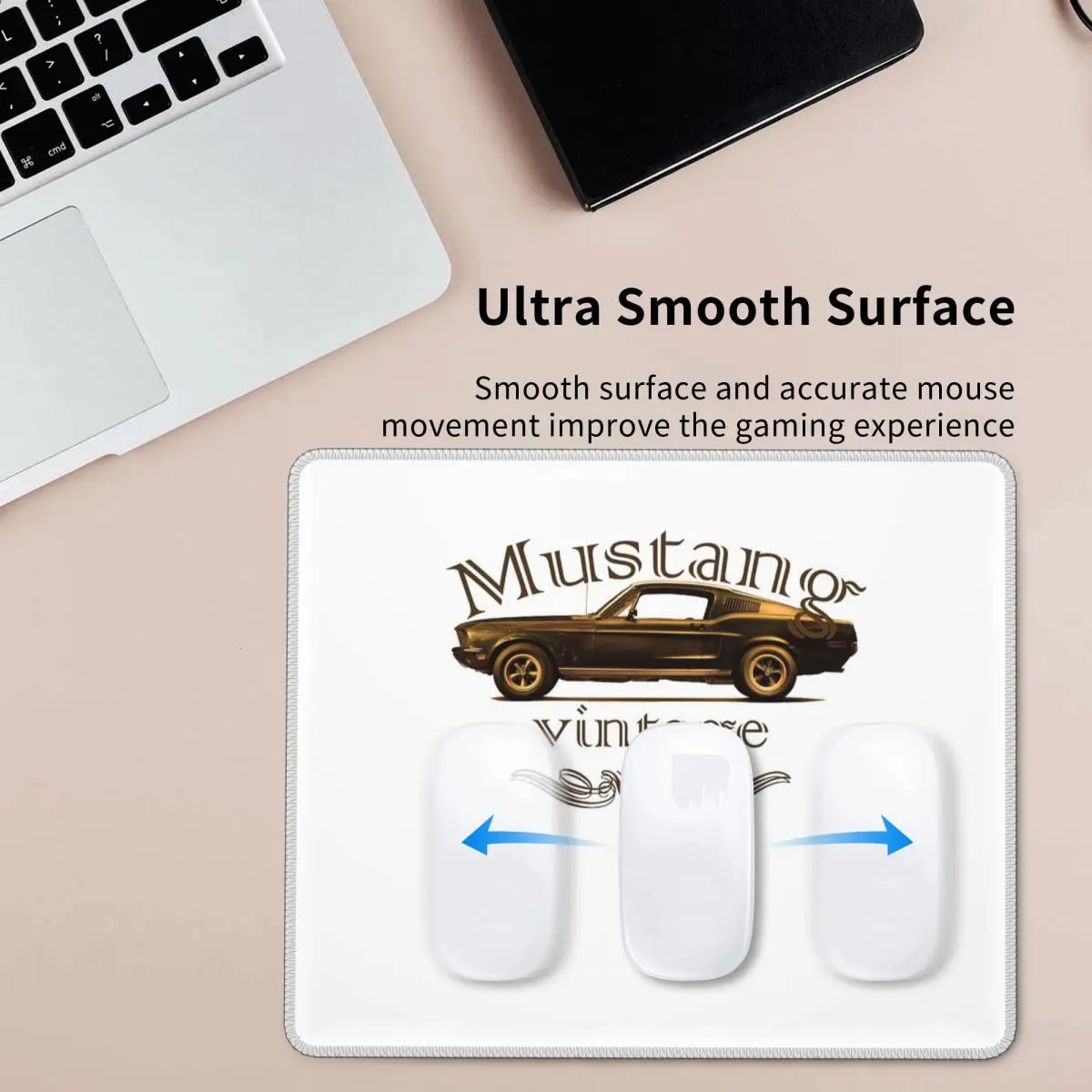 Multi-size Mouse Pad Mustang Vintage Classic Logo GT Gamer PC Laptop Mats Keyboard Carpet Computer GamingAccessories Desk Mat