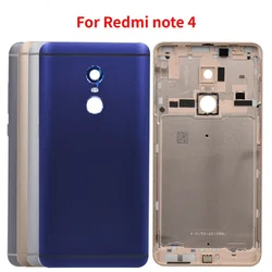 back cover For Xiaomi Redmi Note 4 Global Version Battery Door Housing Case with Volume buttons